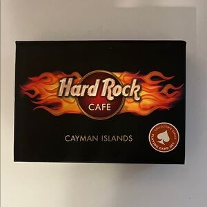 Hard Rock Cafe Cayman Islands Fiery Card Set. NWOT